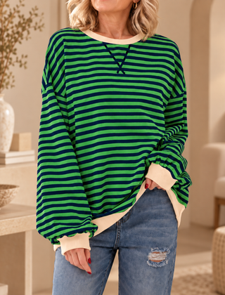 Lesley | Striped Sweatshirt
