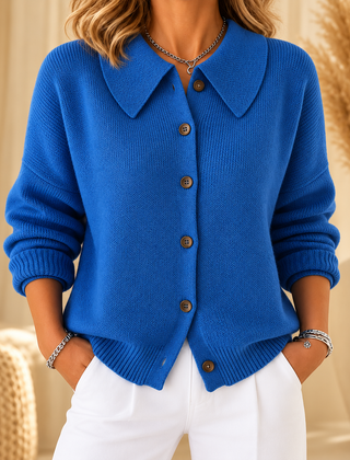 Vespera | Collared Button Cardigan