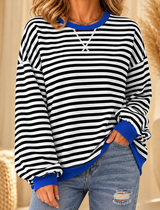 Lesley | Striped Sweatshirt