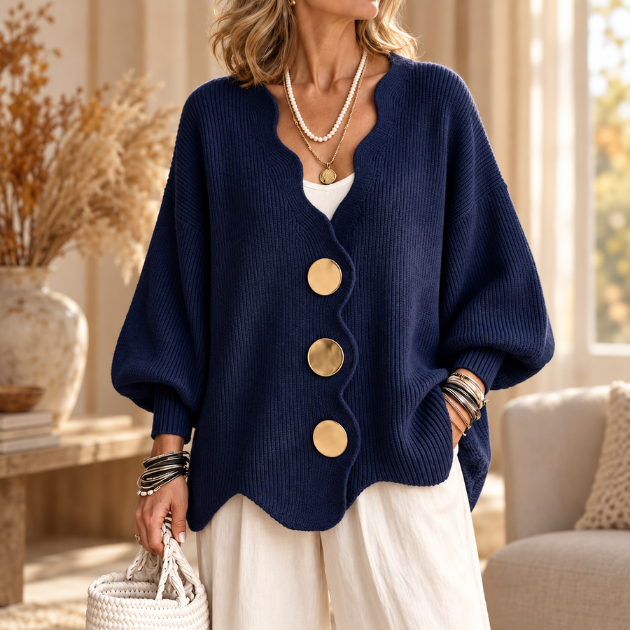 Madison | Relaxed Button Cardigan