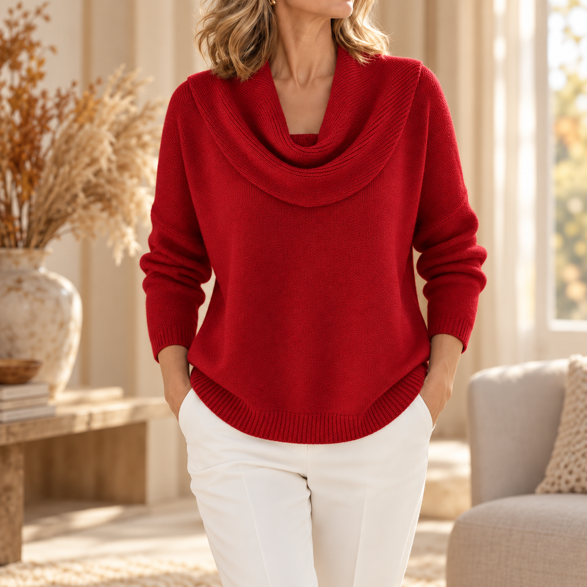 Juliette | Cowl Neck Jumper