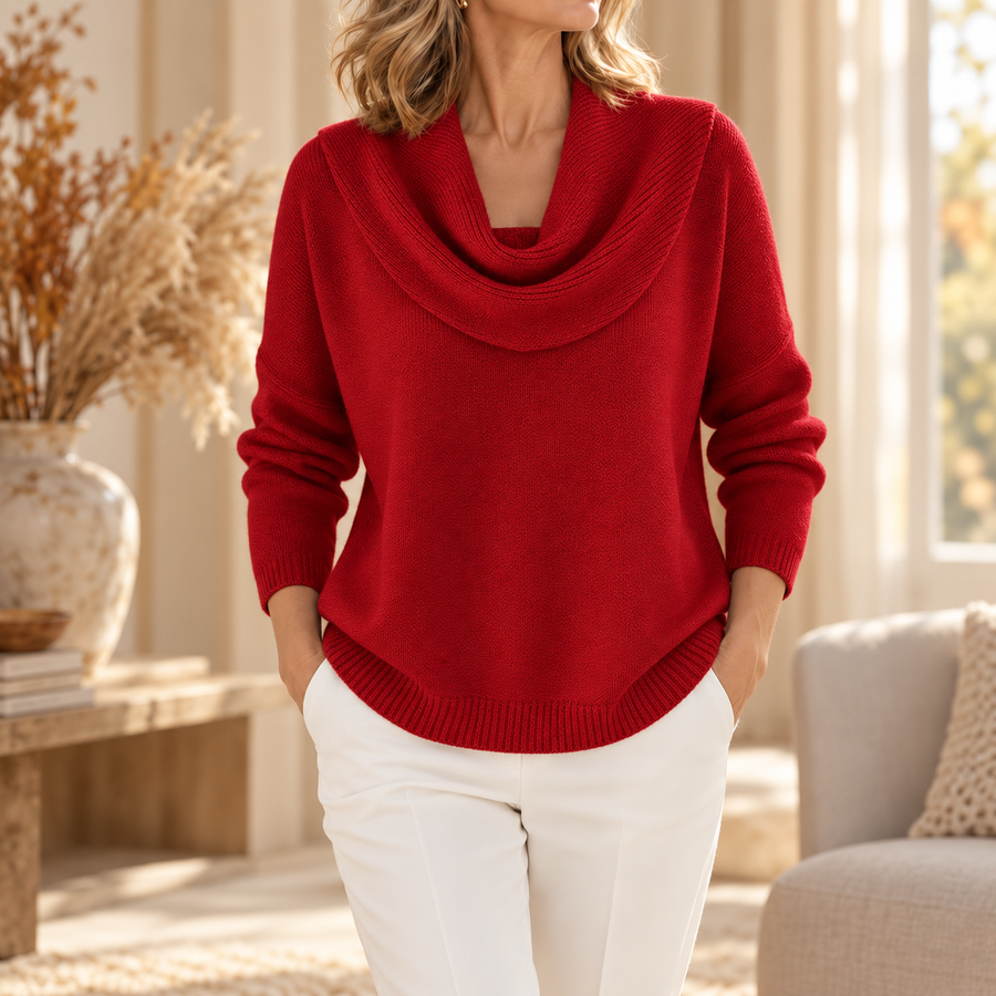 Juliette | Cowl Neck Jumper