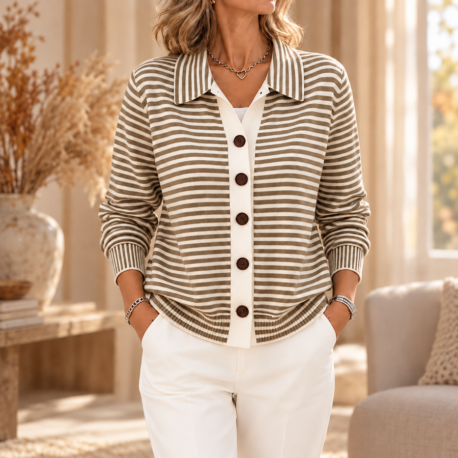 Lesley | Striped Cardigan