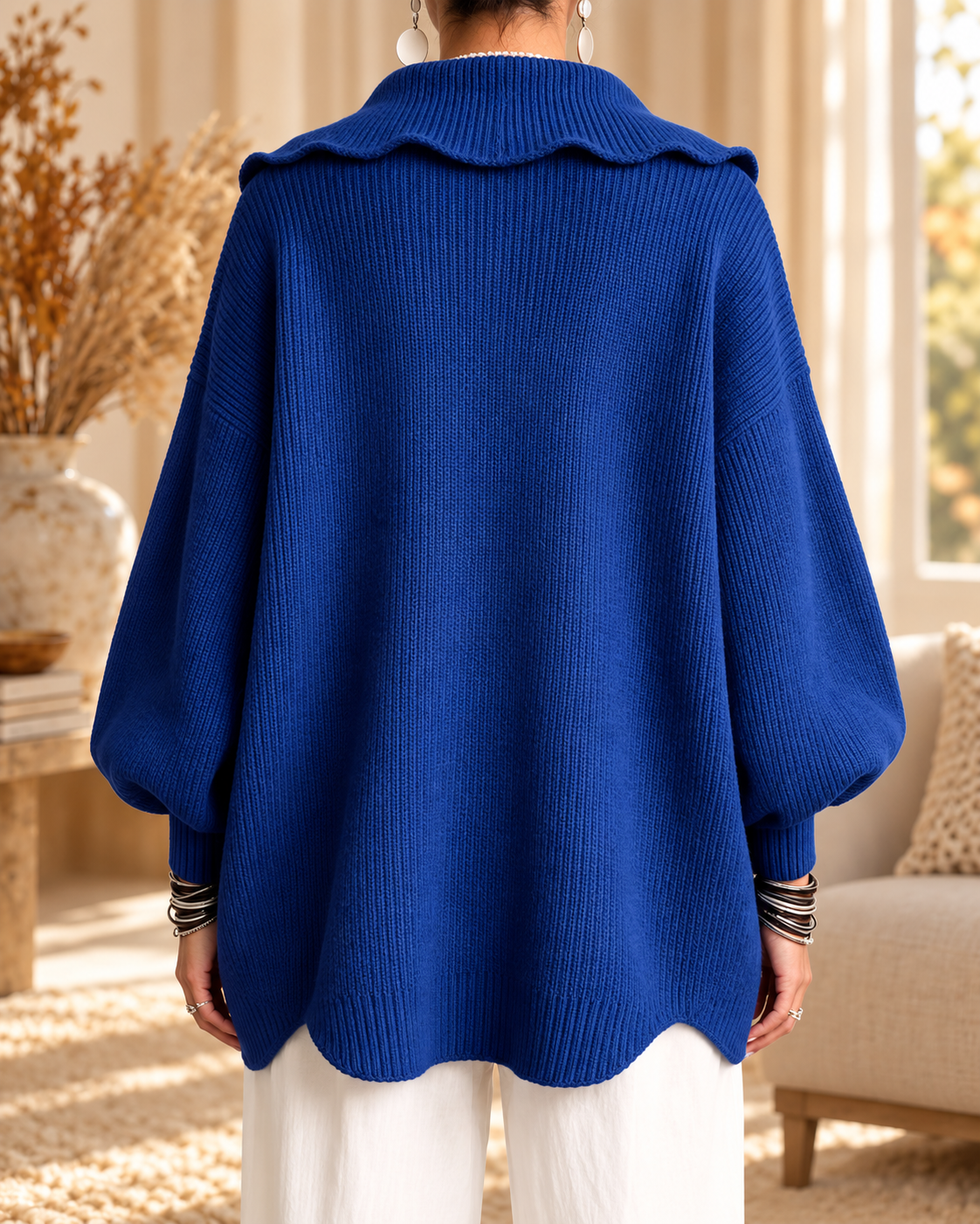 Elara | Ribbed Button Cardigan