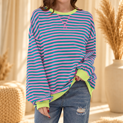 Lesley | Striped Sweatshirt
