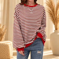 Lesley | Striped Sweatshirt