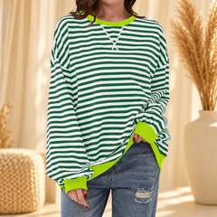 Lesley | Striped Sweatshirt