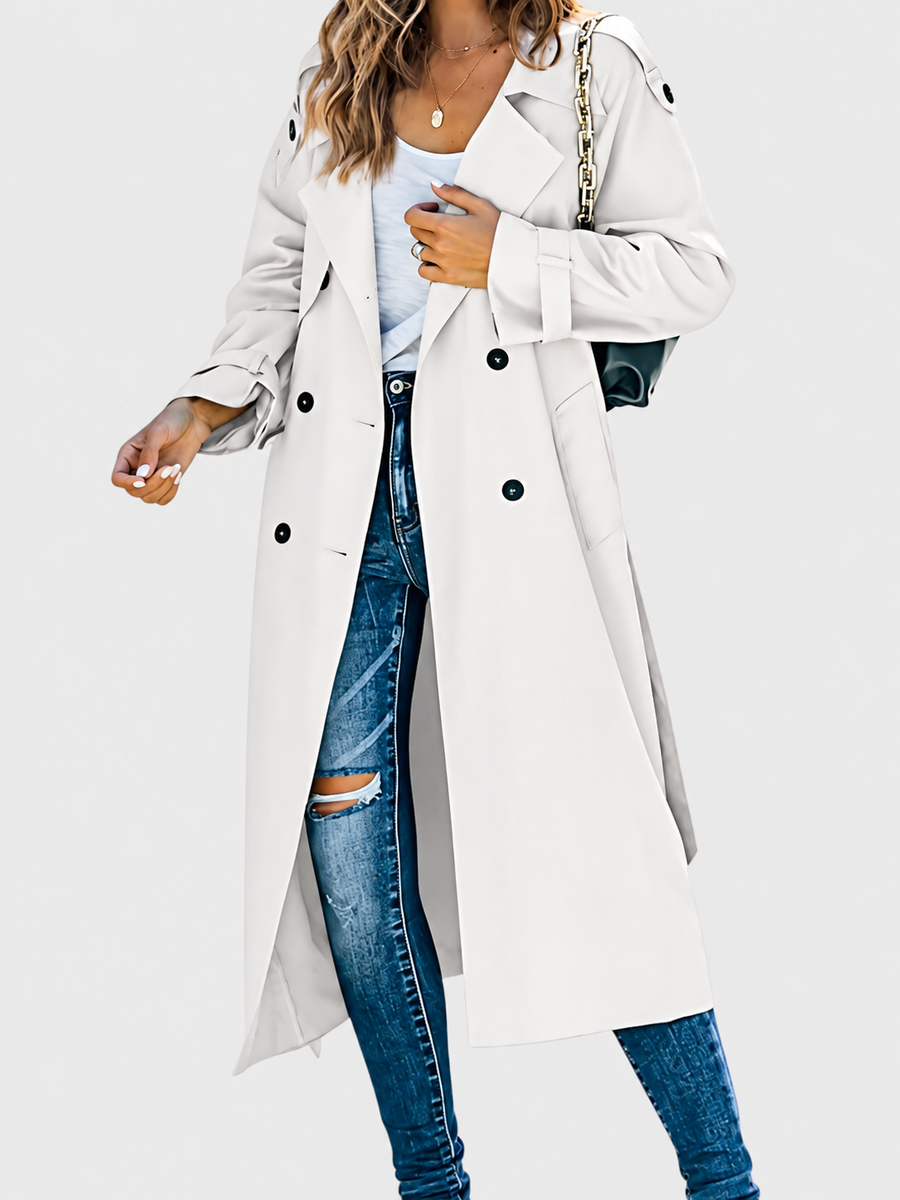 Mae | Long Trench Coat
