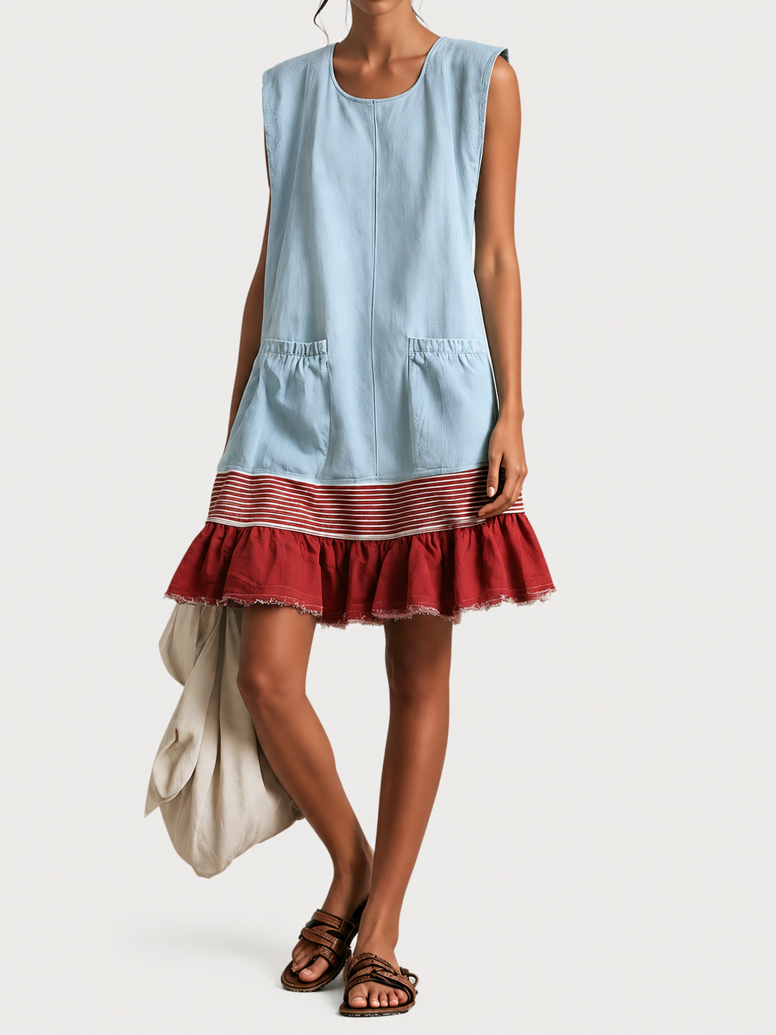 Hazel | Ruffle Tunic Dress
