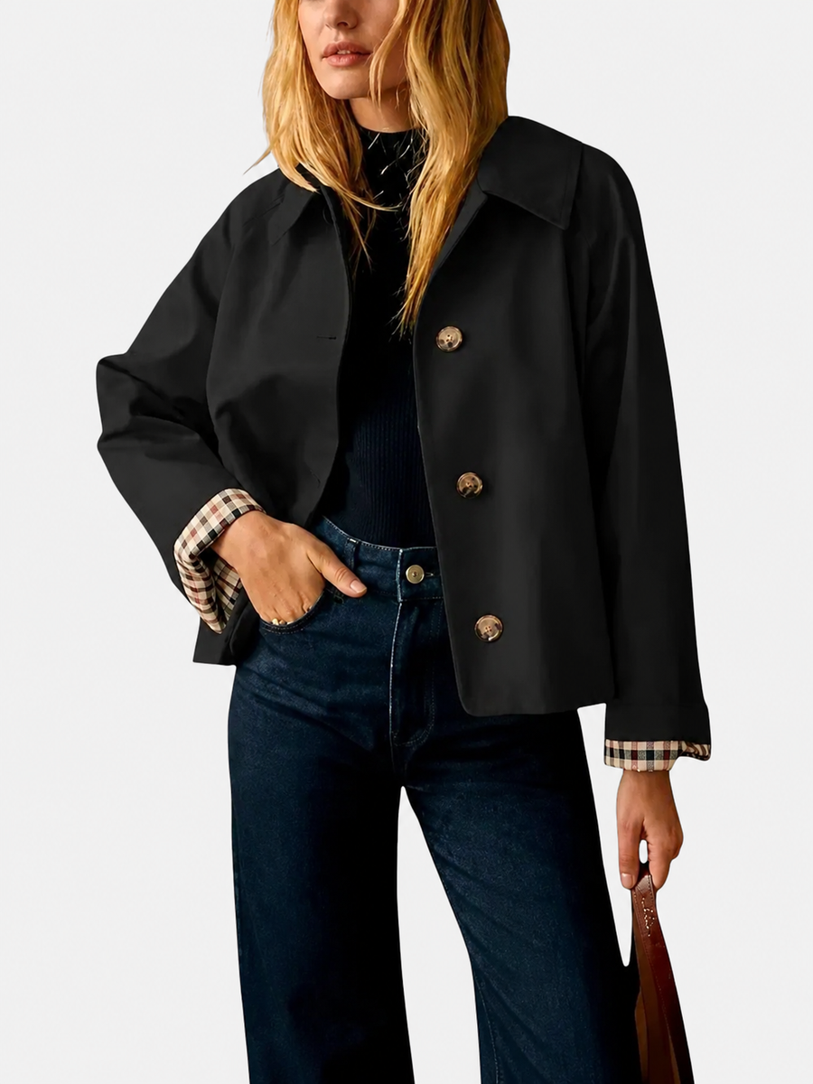 Michelle | Cropped Trench Coat
