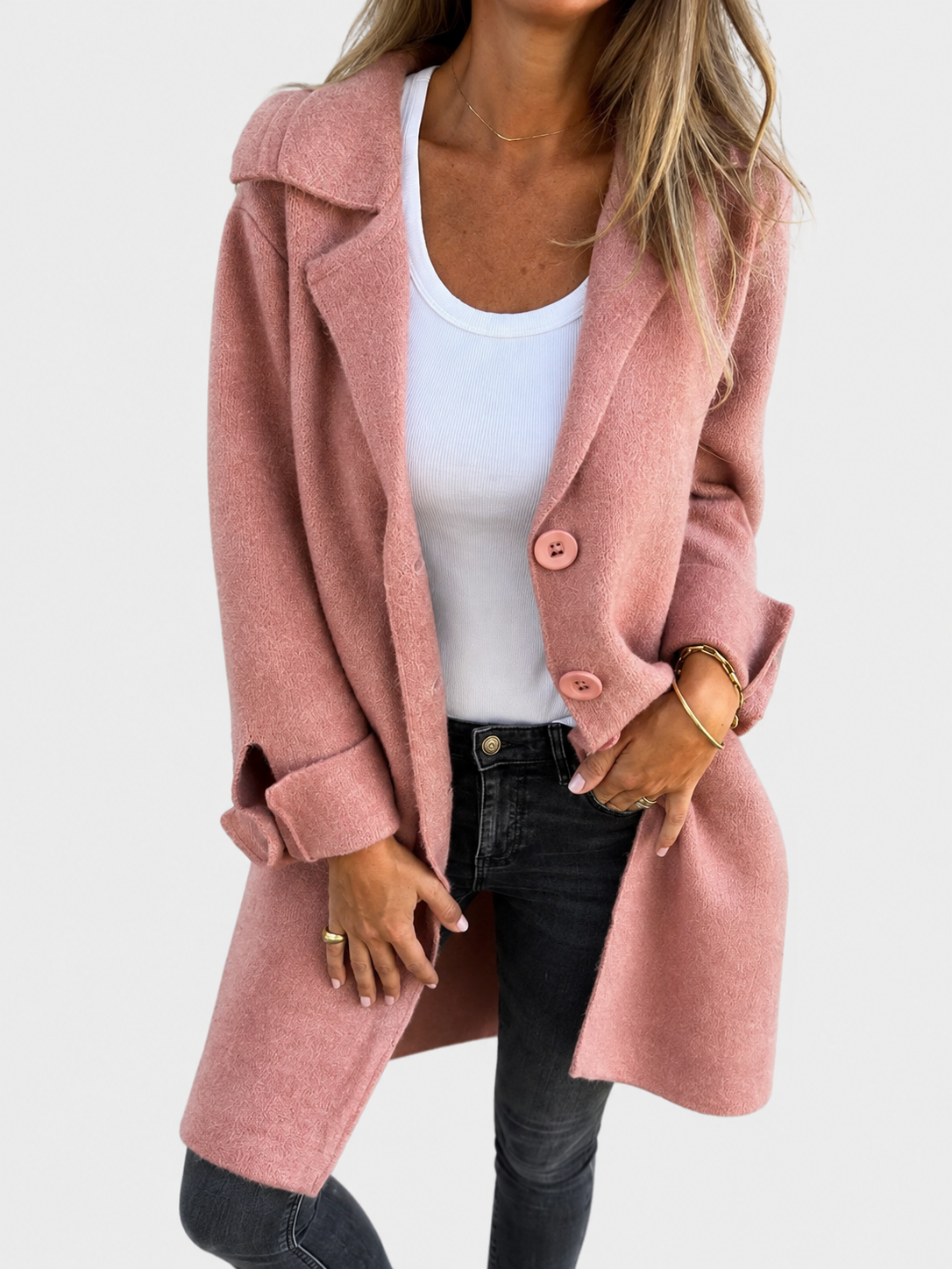GWENDOLEN | BUTTON-FRONT COAT