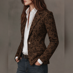 Stella | Fitted Jacquard Blazer
