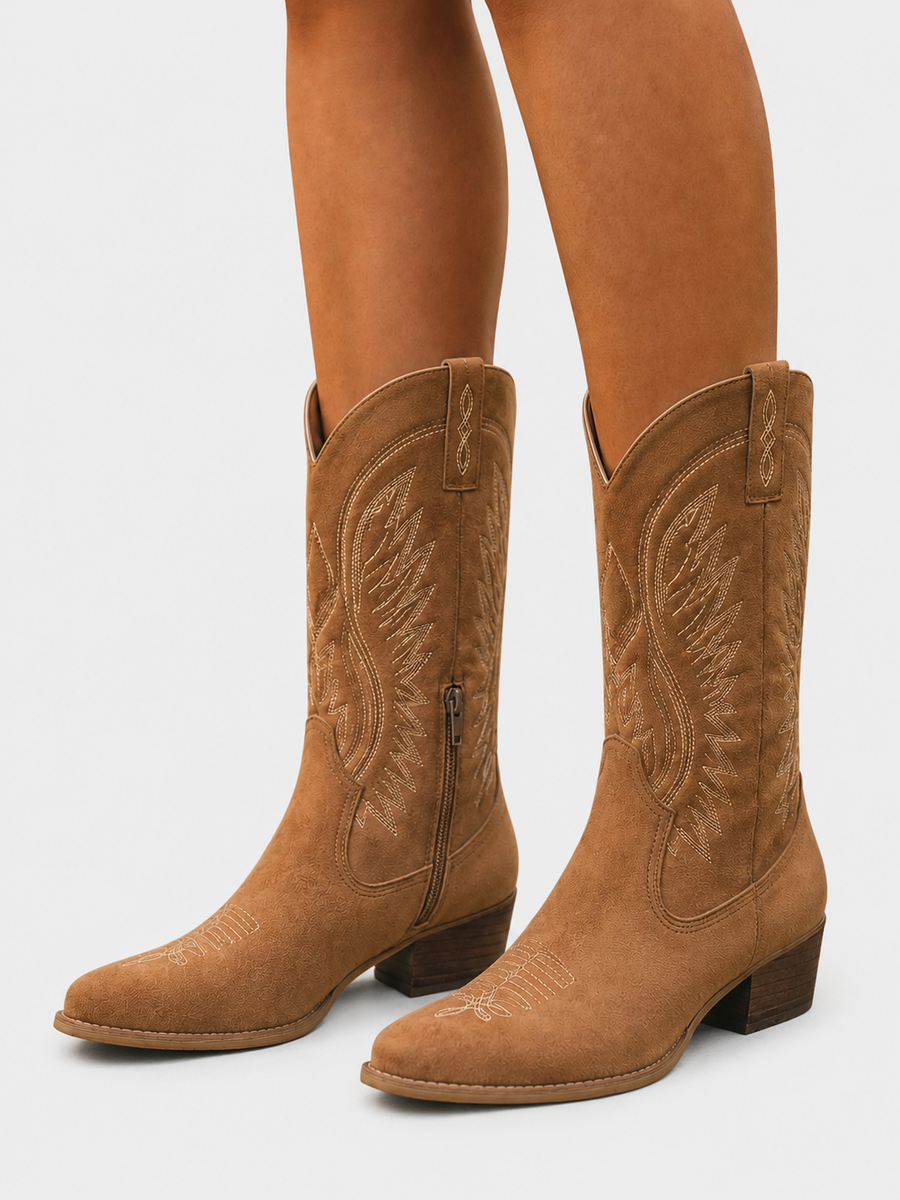 Milou | Alberobello Embroidered Boots