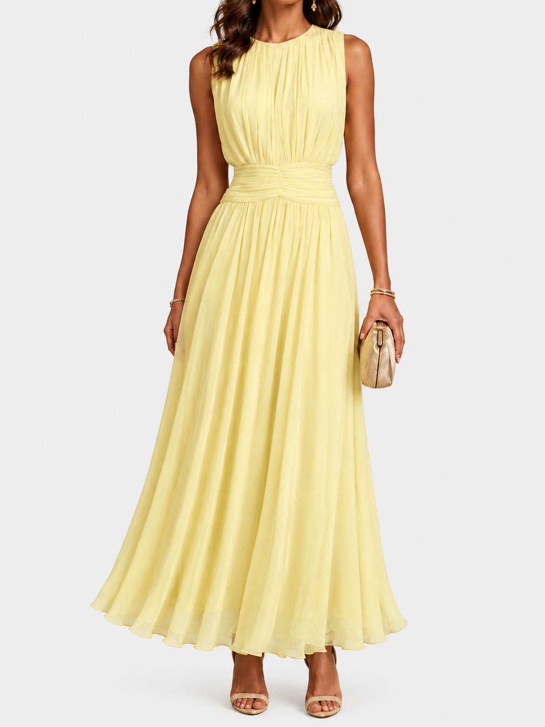 Chayna | Sleeveless Midi Dress