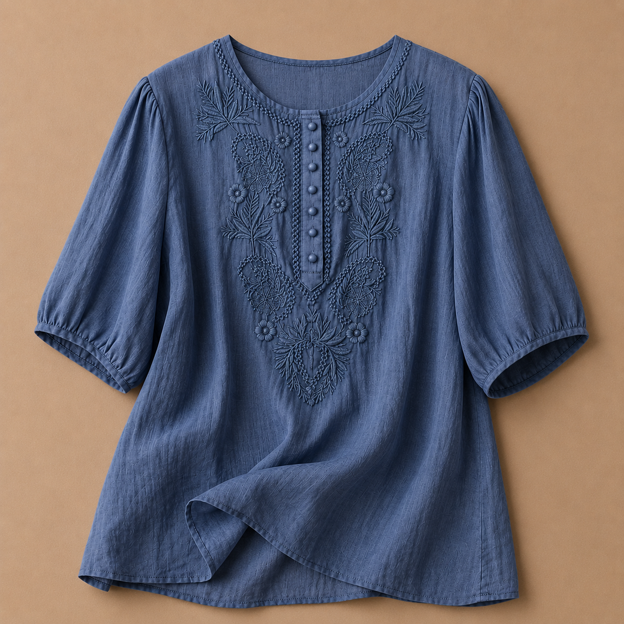 Lois | Classic Embroidered Blouse