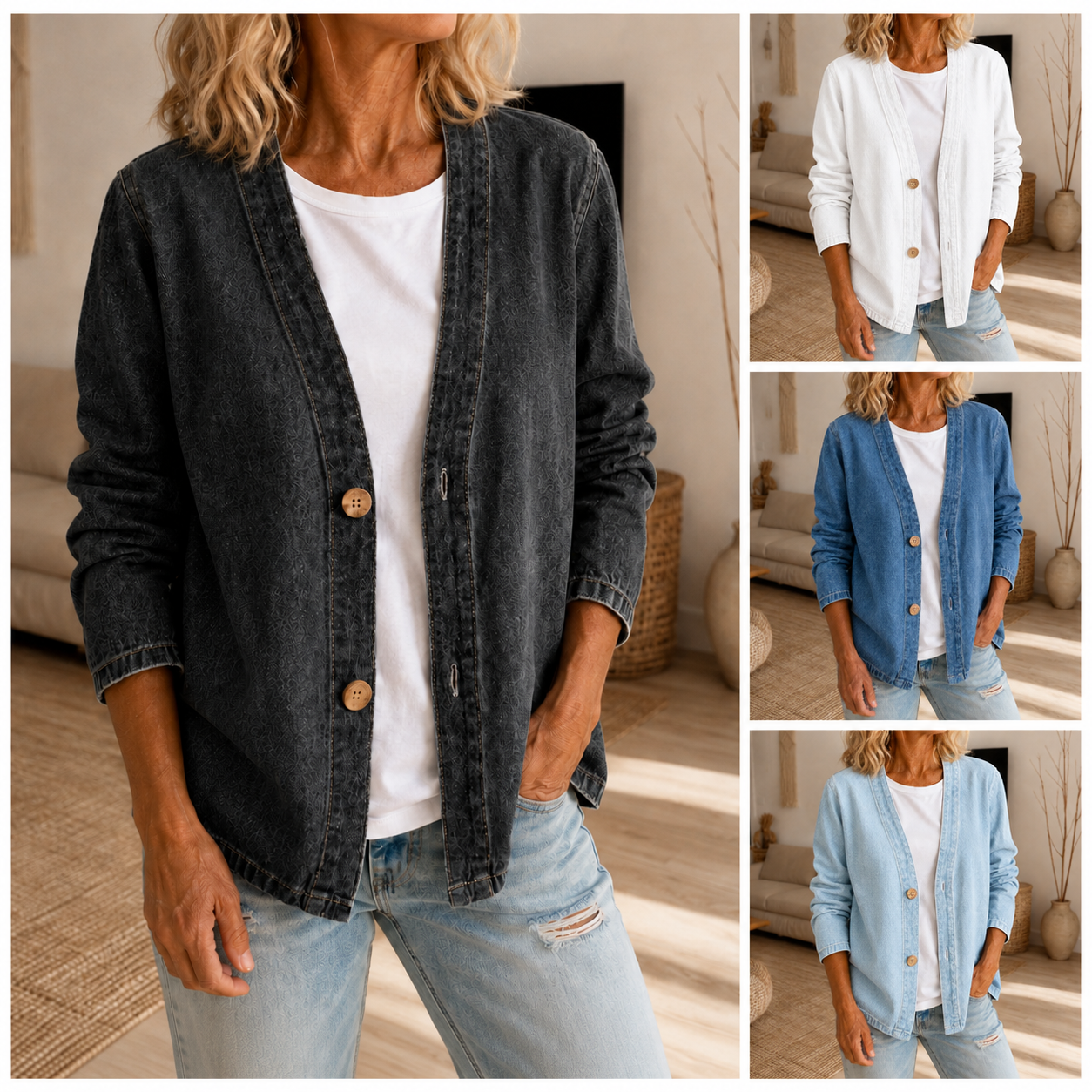 Lennox | Denim-Style Jacket
