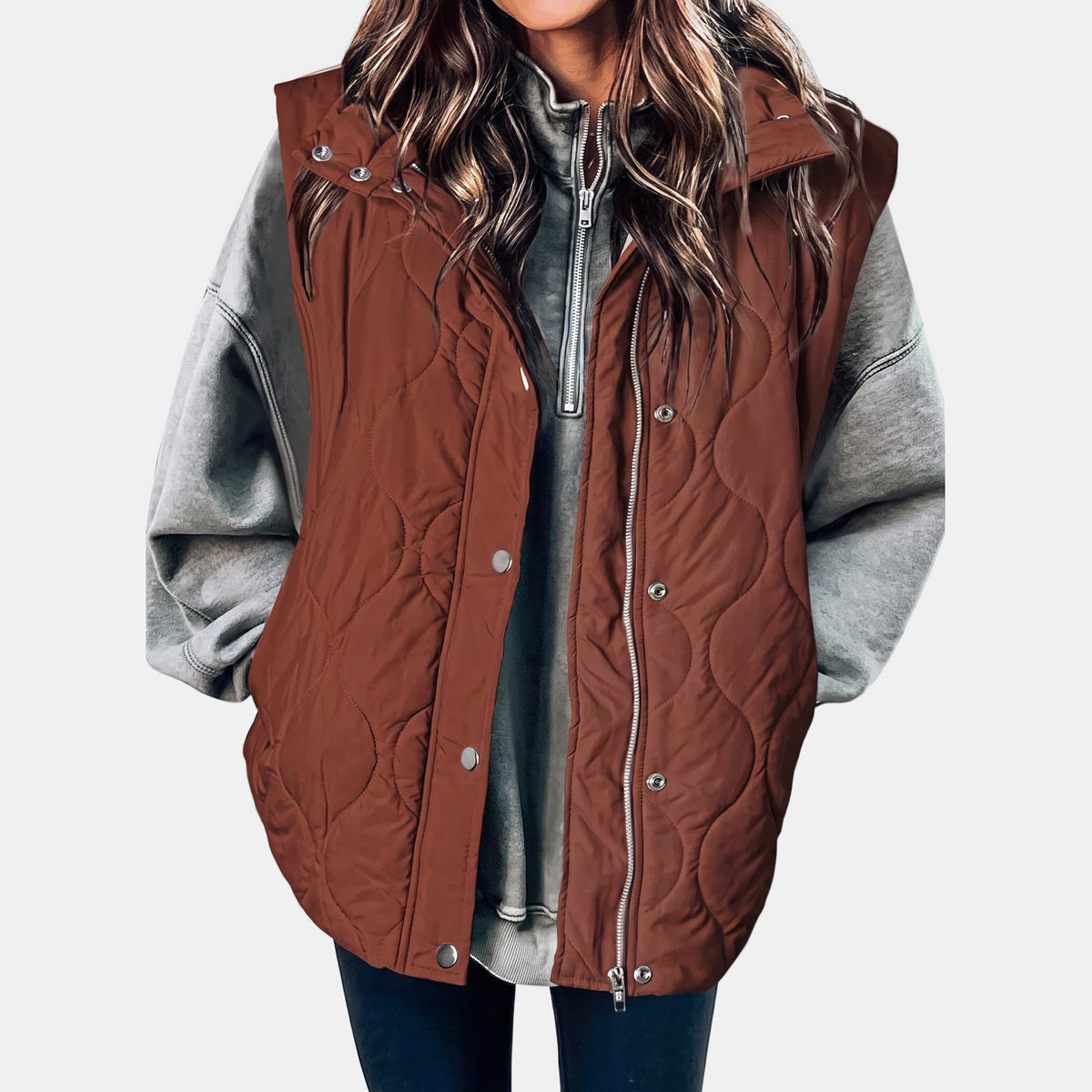 Hailey | Hooded Puffer Gilet