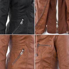 Callista | Hooded Moto Jacket