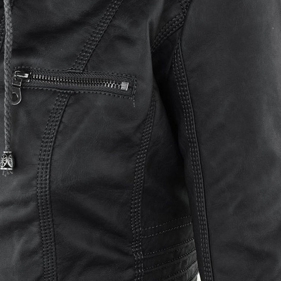 Sveva | Classic Vegan Leather Jacket