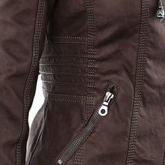 Sveva | Classic Vegan Leather Jacket