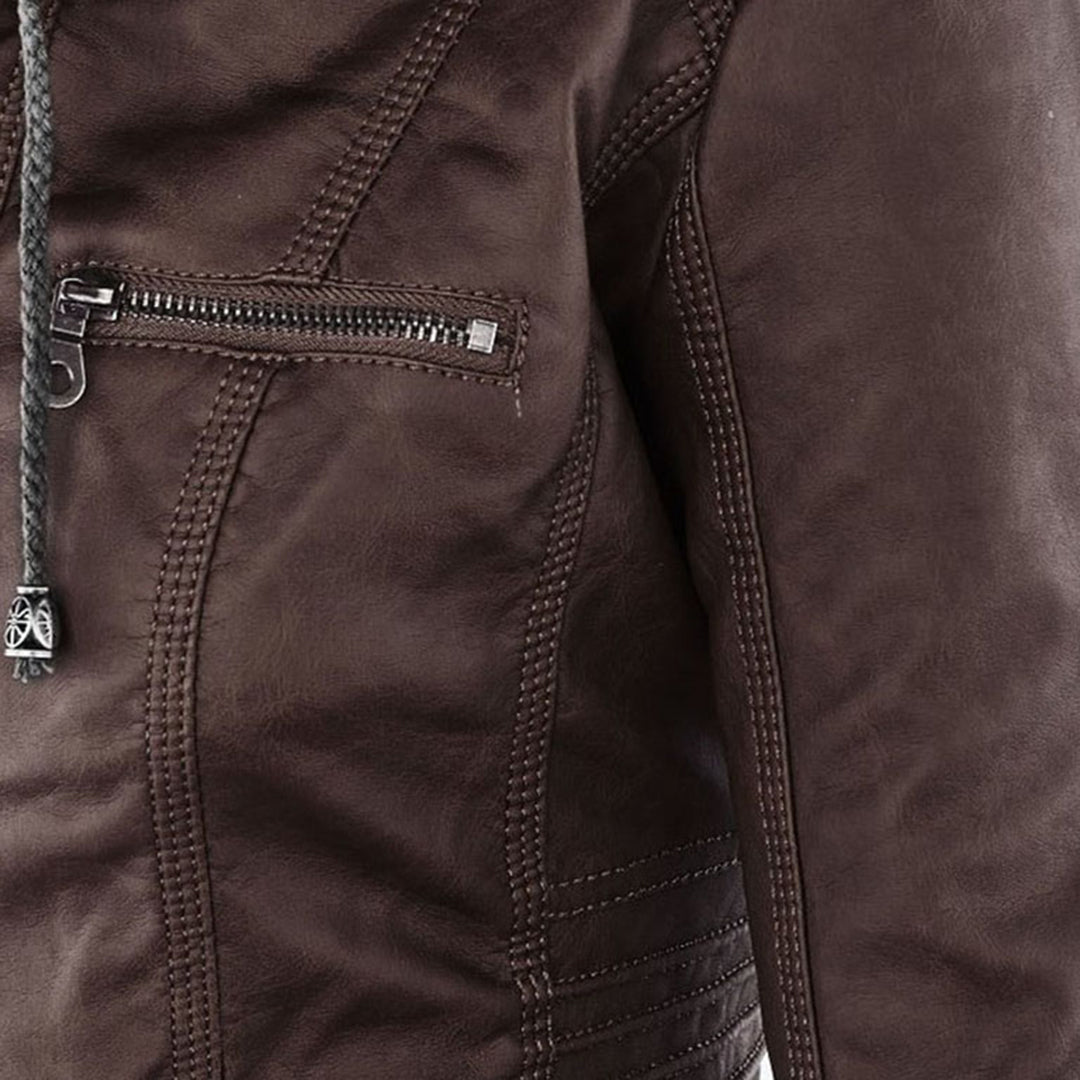 Sveva | Classic Vegan Leather Jacket