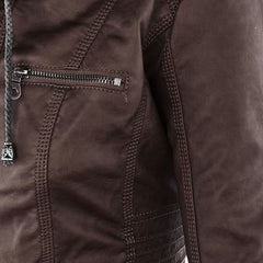 Callista | Hooded Moto Jacket