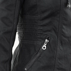 Sveva | Classic Vegan Leather Jacket