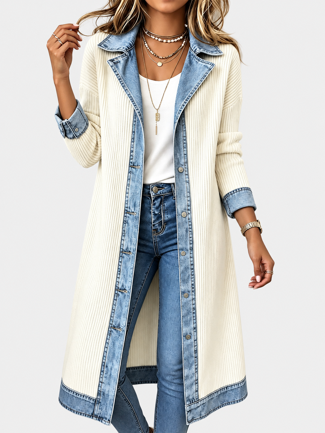 Riley | Casual Long-line Cardigan
