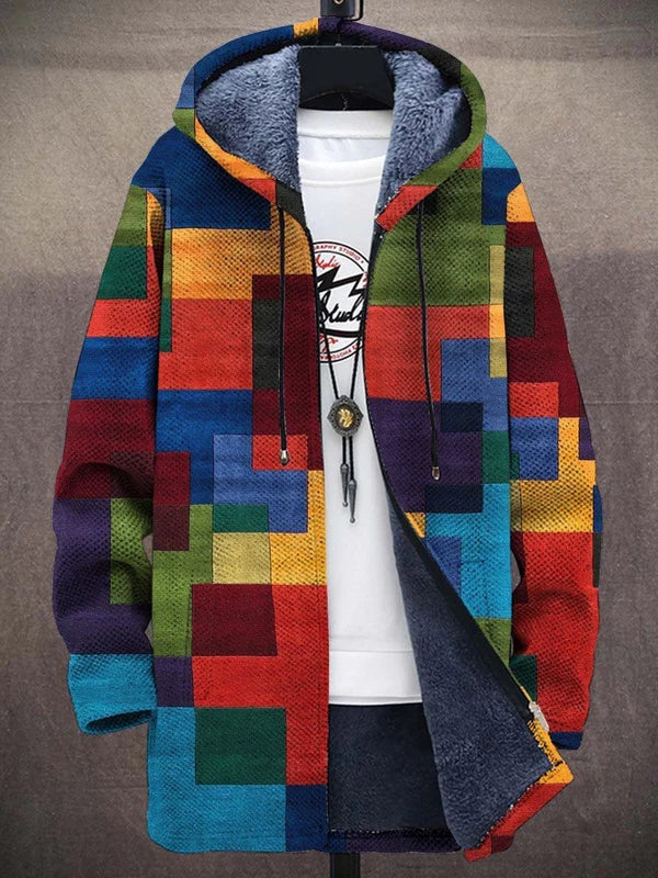 Isabeau | Artful Hooded Cardigan