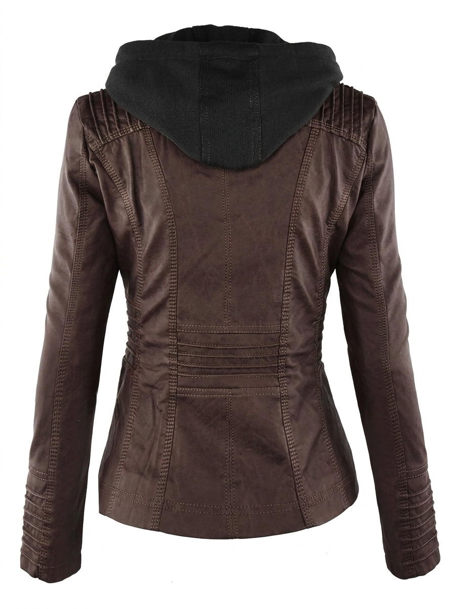 Sara - Chaqueta de Piel Resistente y Elegante