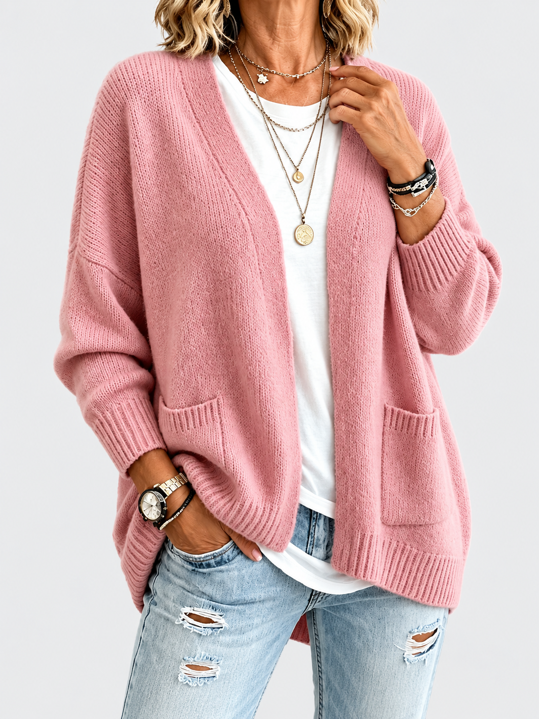 Juliet | Relaxed Open-Front Cardigan