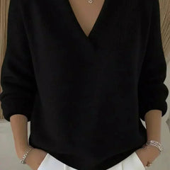 Verina | Elegant V Neck Jumper