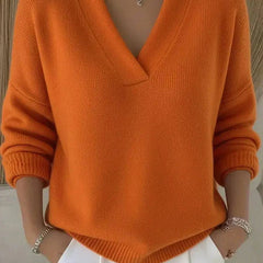 Verina | Elegant V Neck Jumper
