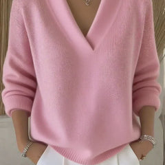 Vivelle | Relaxed V-Neck Jumper
