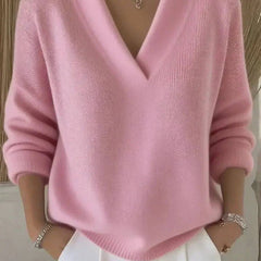 Verina | Elegant V Neck Jumper