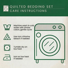 Wildlife Lodge | 3-Piece Quilted Bedding Set
