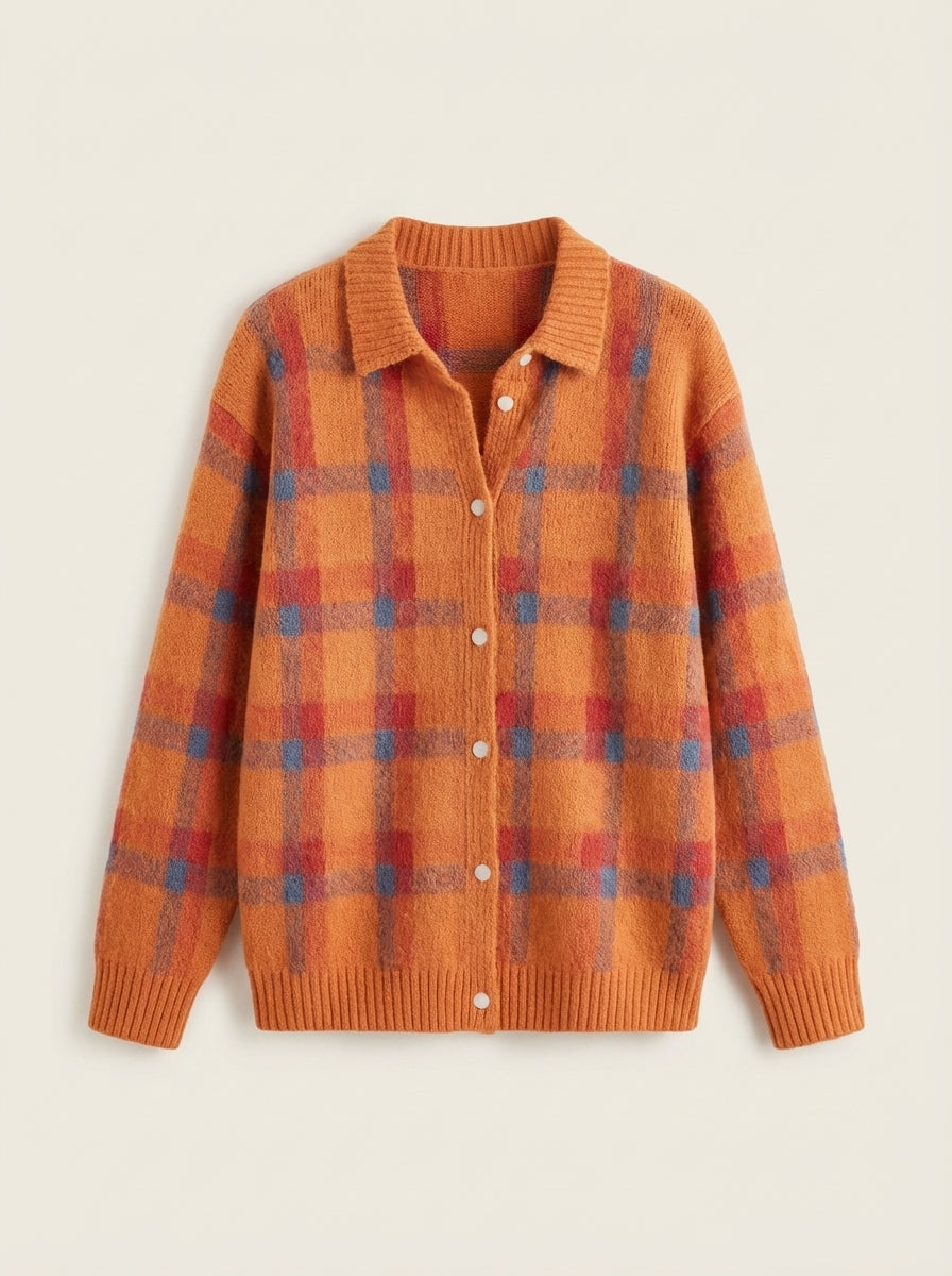 Anna | Check Cardigan