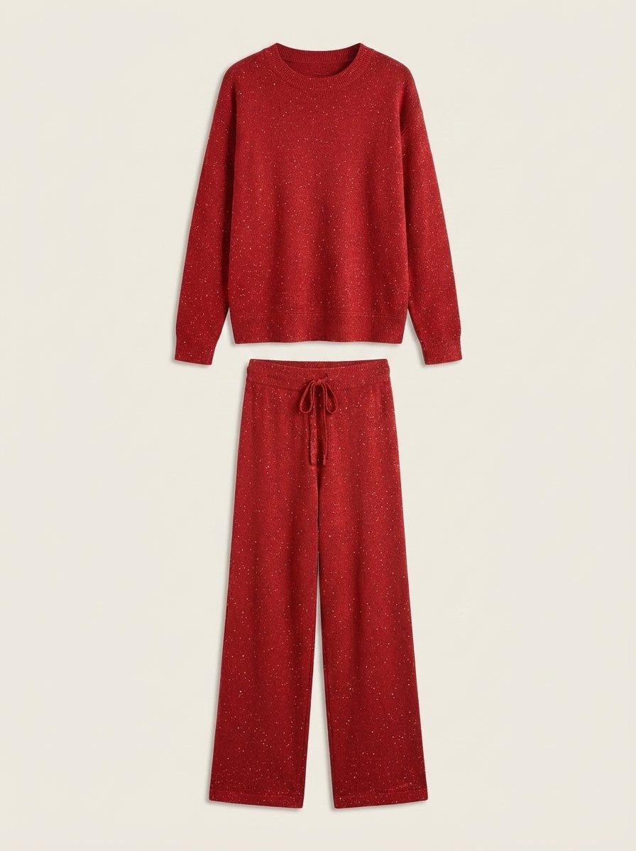 Lucia | Shimmer Jumper and Trousers Set