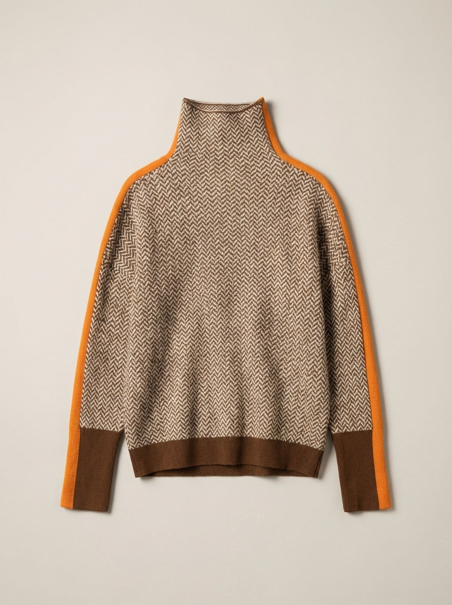 Martina | Striped High-Neck Jumper