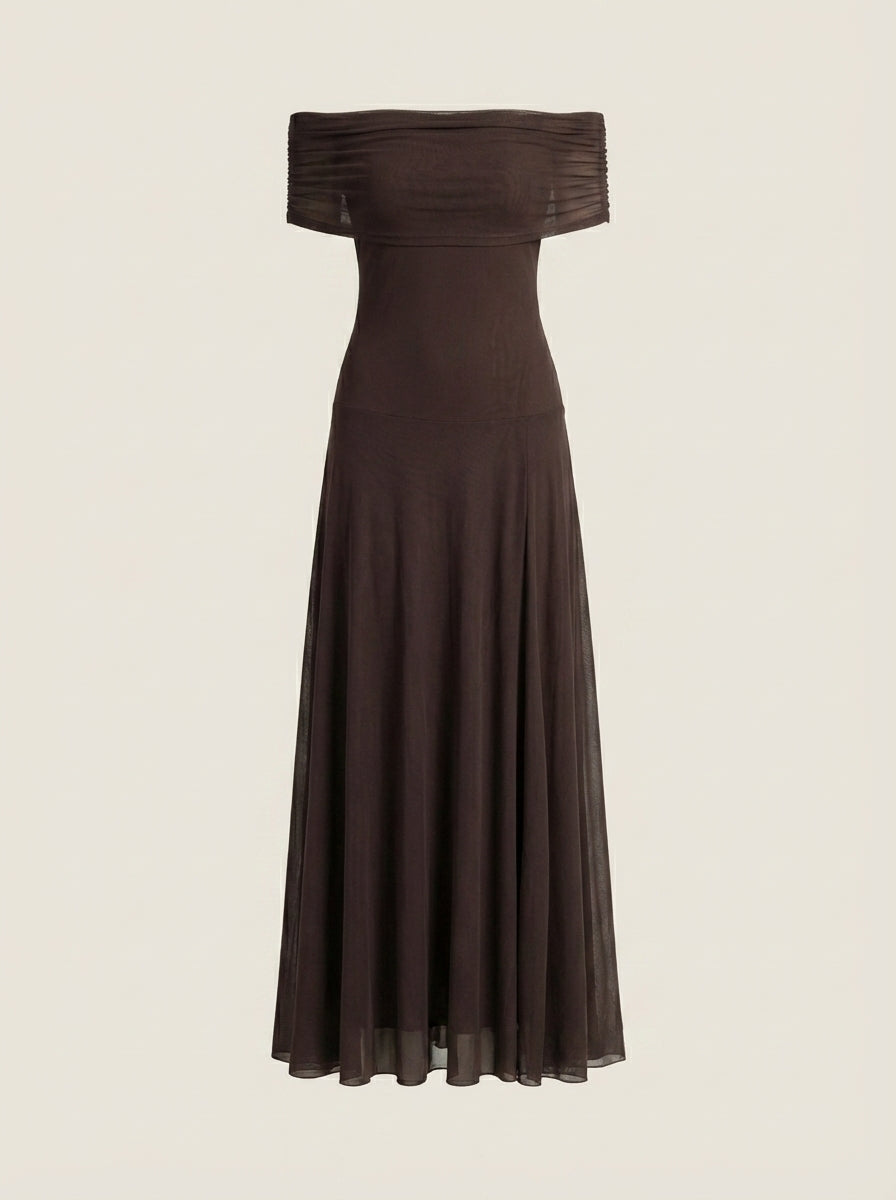 Giorgina | Off-the-Shoulder Maxi Dress