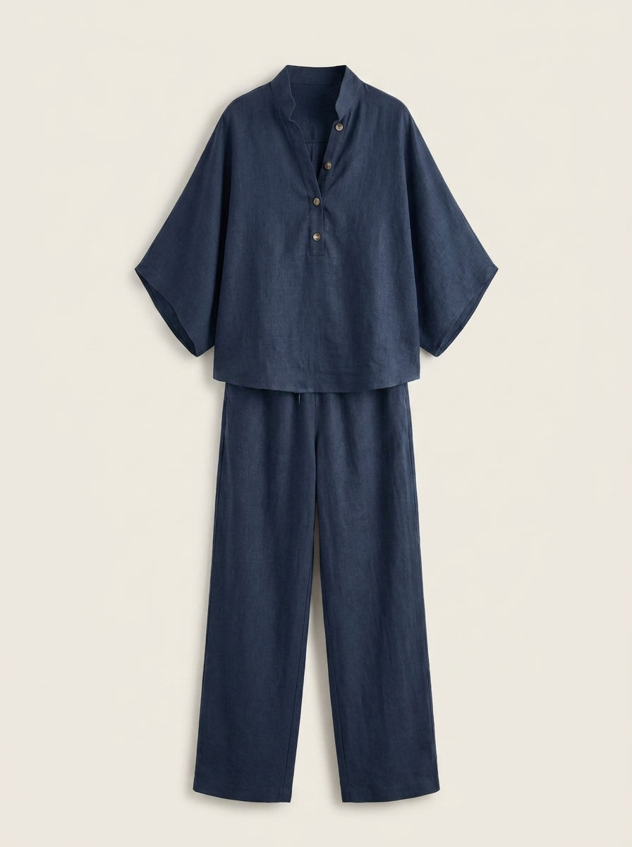 Maribel | Batwing Top and Wide Trousers Set