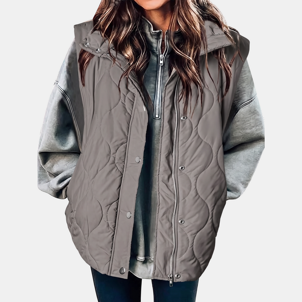Hailey | Hooded Puffer Gilet