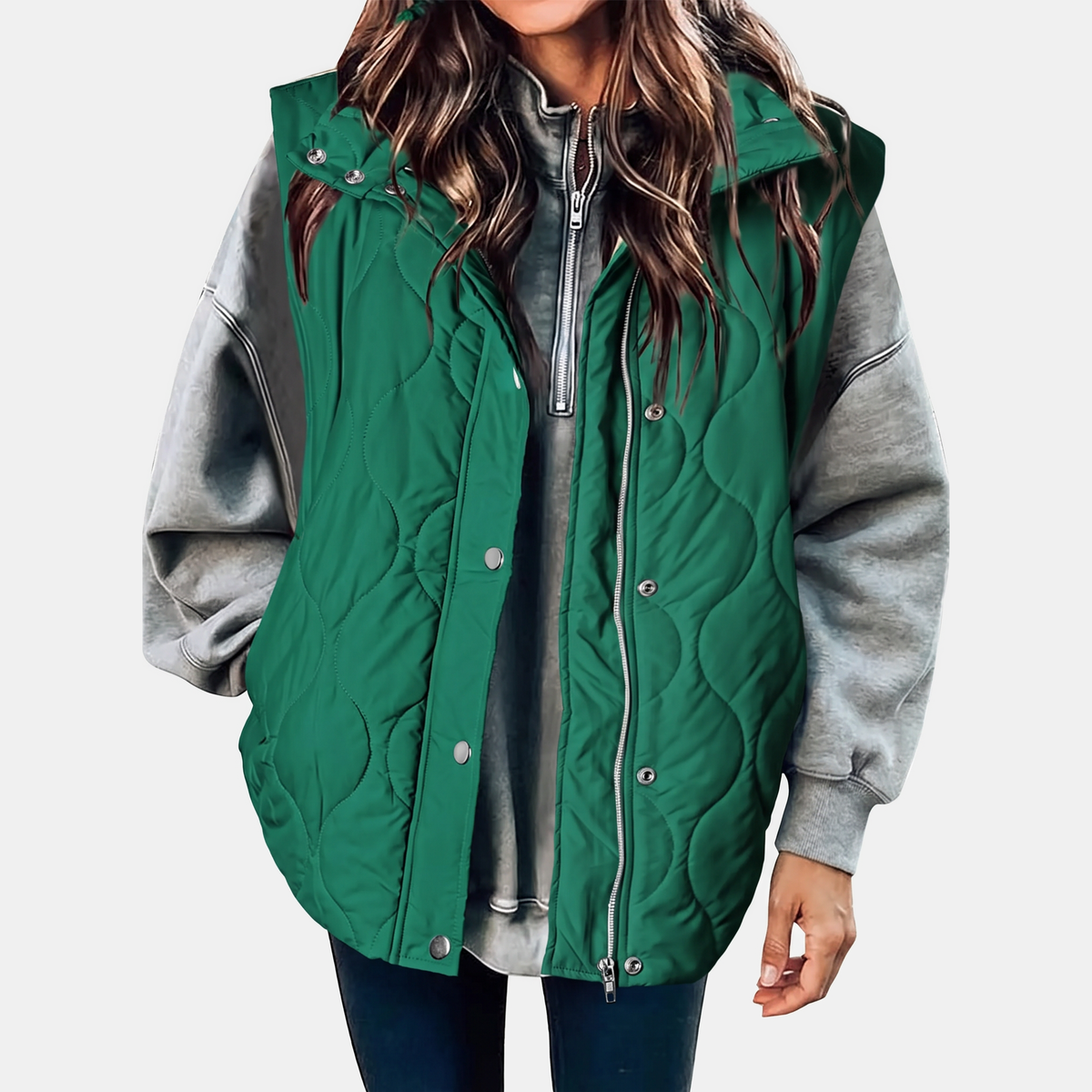Hailey | Hooded Puffer Gilet