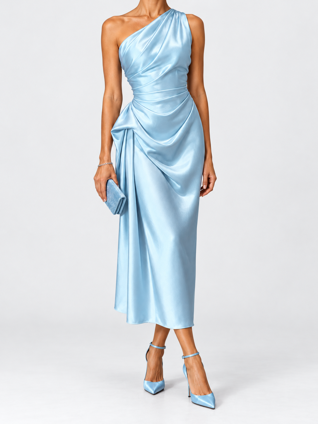 Diane | One-Shoulder Midi Dress