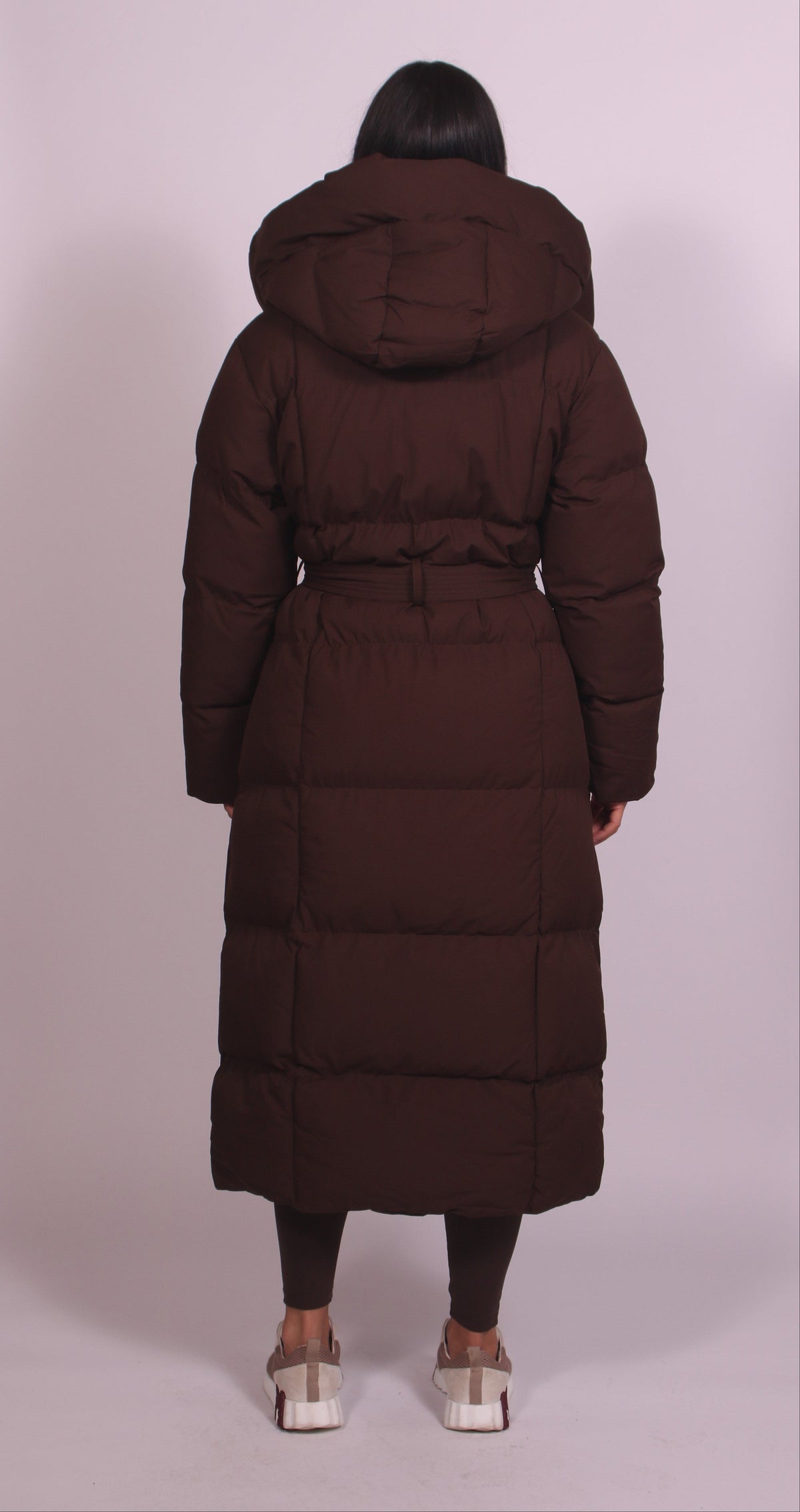 Zoe | Hooded Puffer Longline Coat