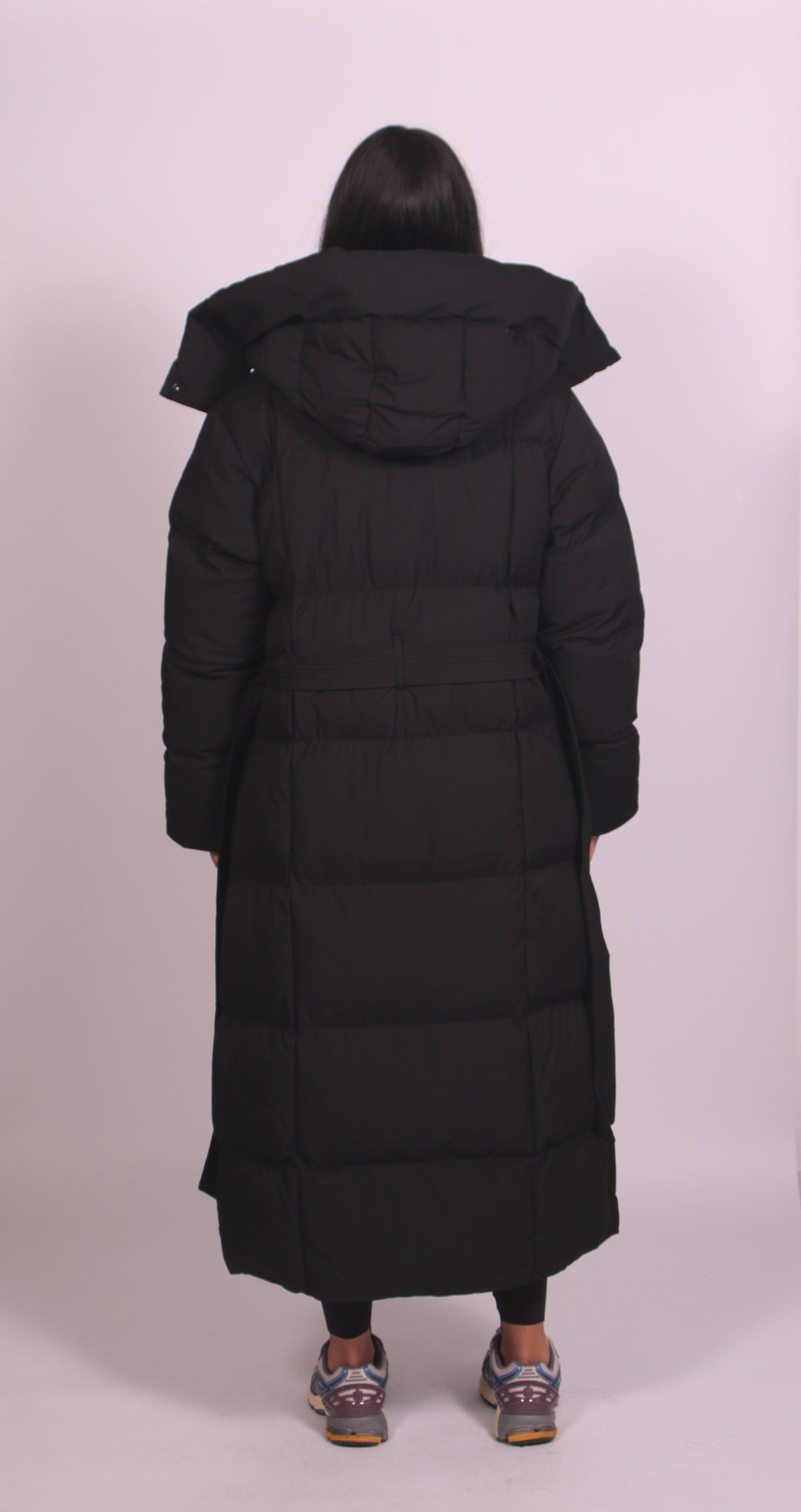 Zoe | Hooded Puffer Longline Coat