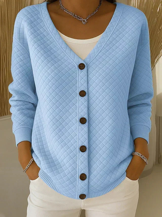 Eleonora | Quilted Button Cardigan