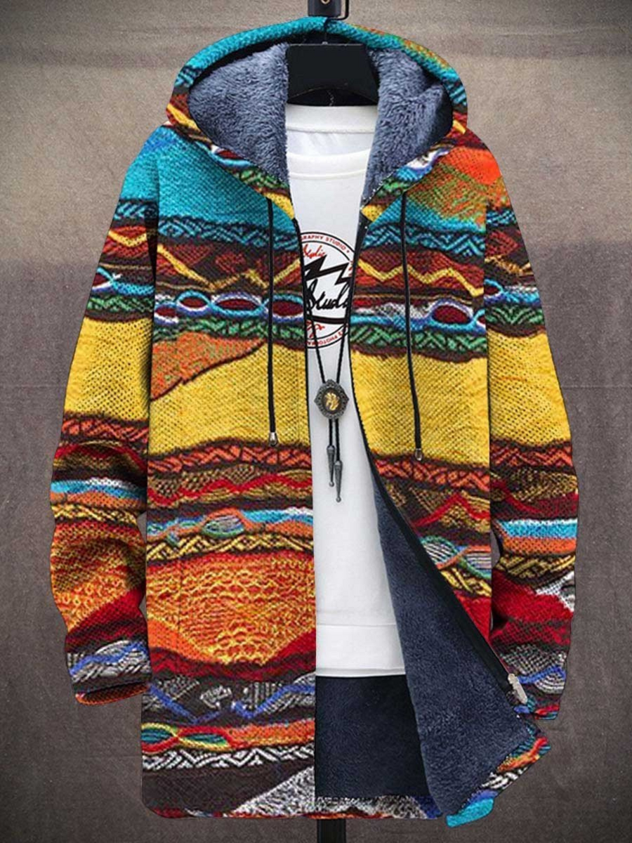 Elena | Artistic Hooded Cardigan