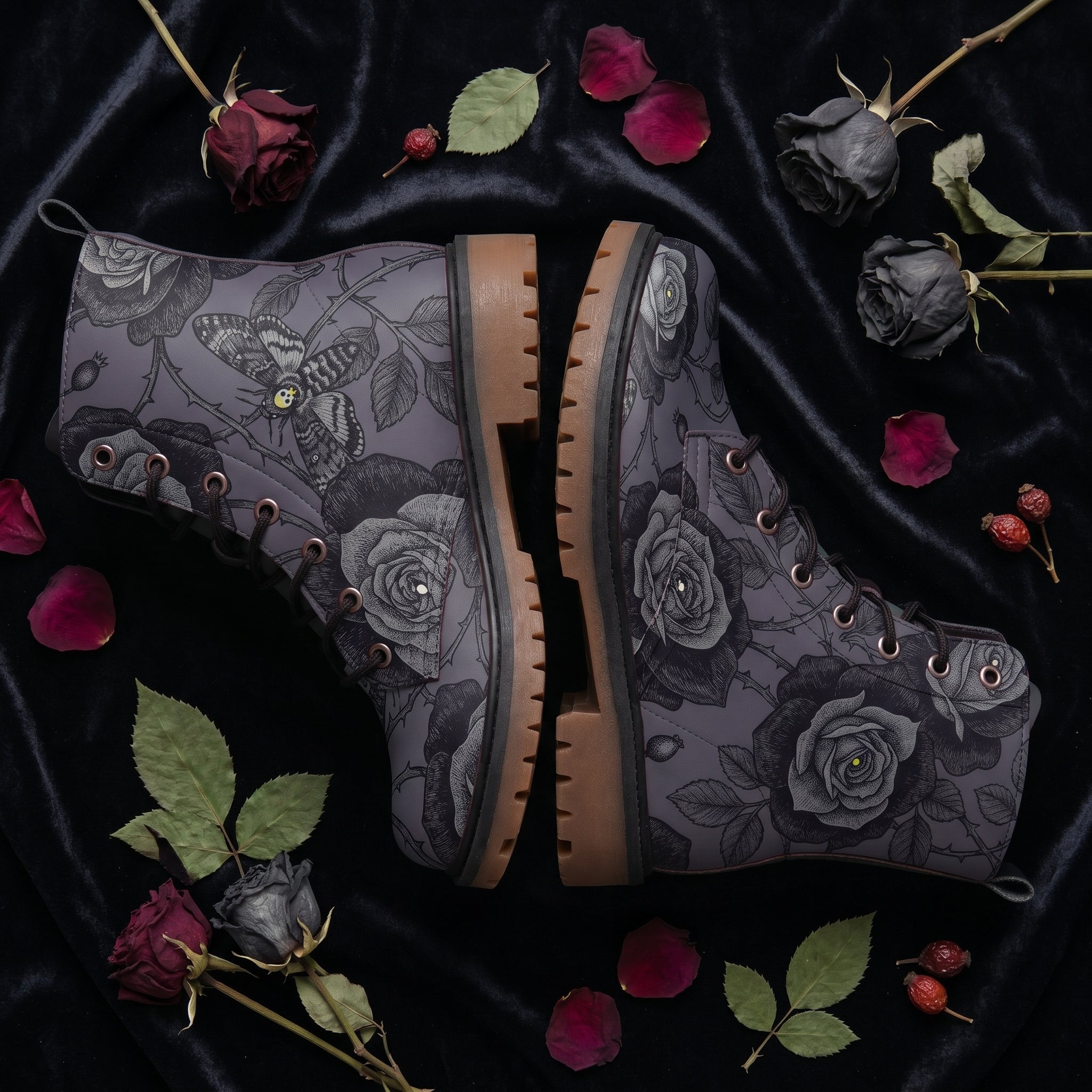 Acherontia | Leather Boots