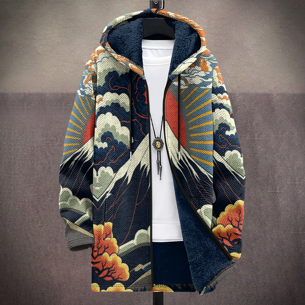 Liliana | Artful Hooded Cardigan